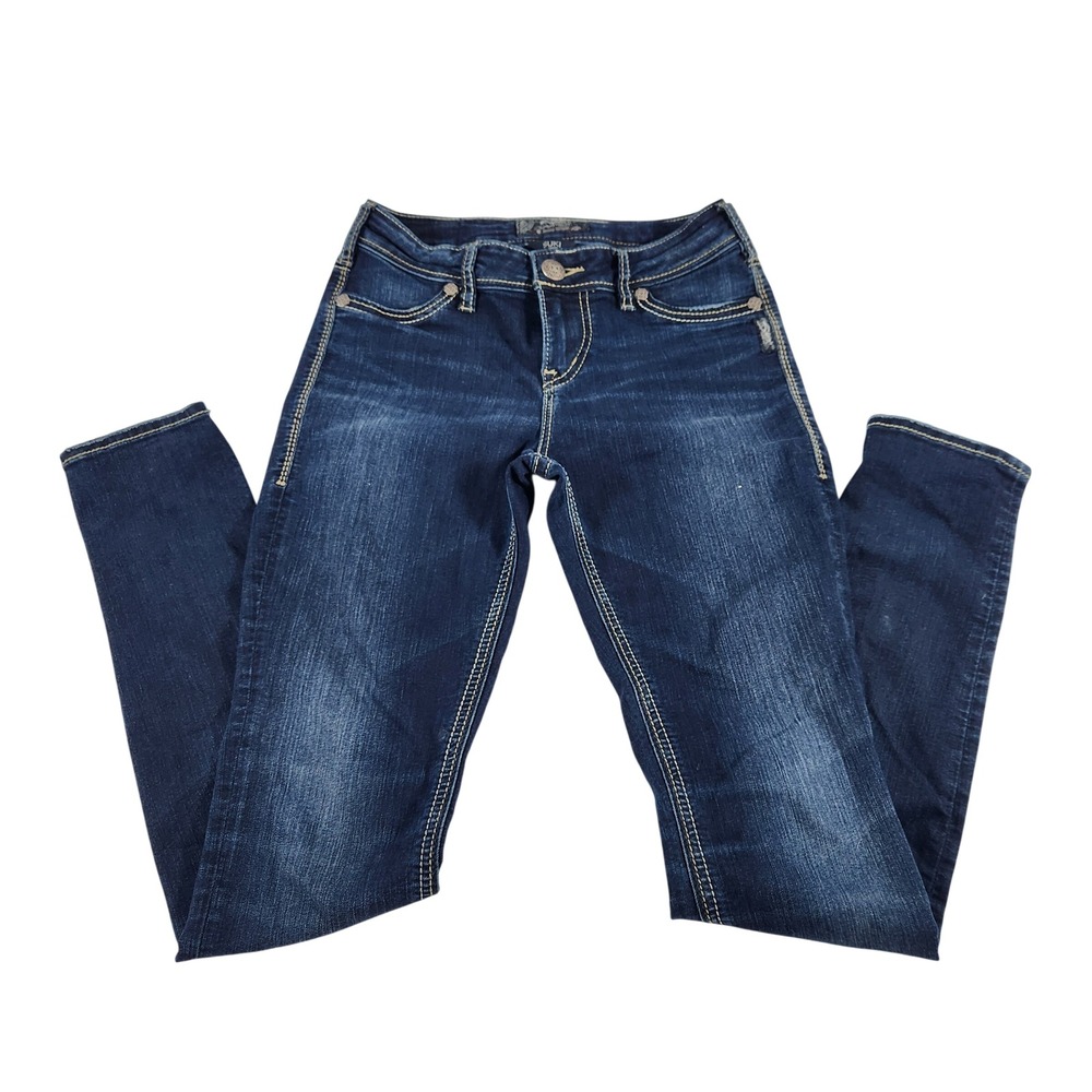Silver Jeans Co Suki High Super Skinny Dark Wash‎ Denim L94001SSF454 W27 L31